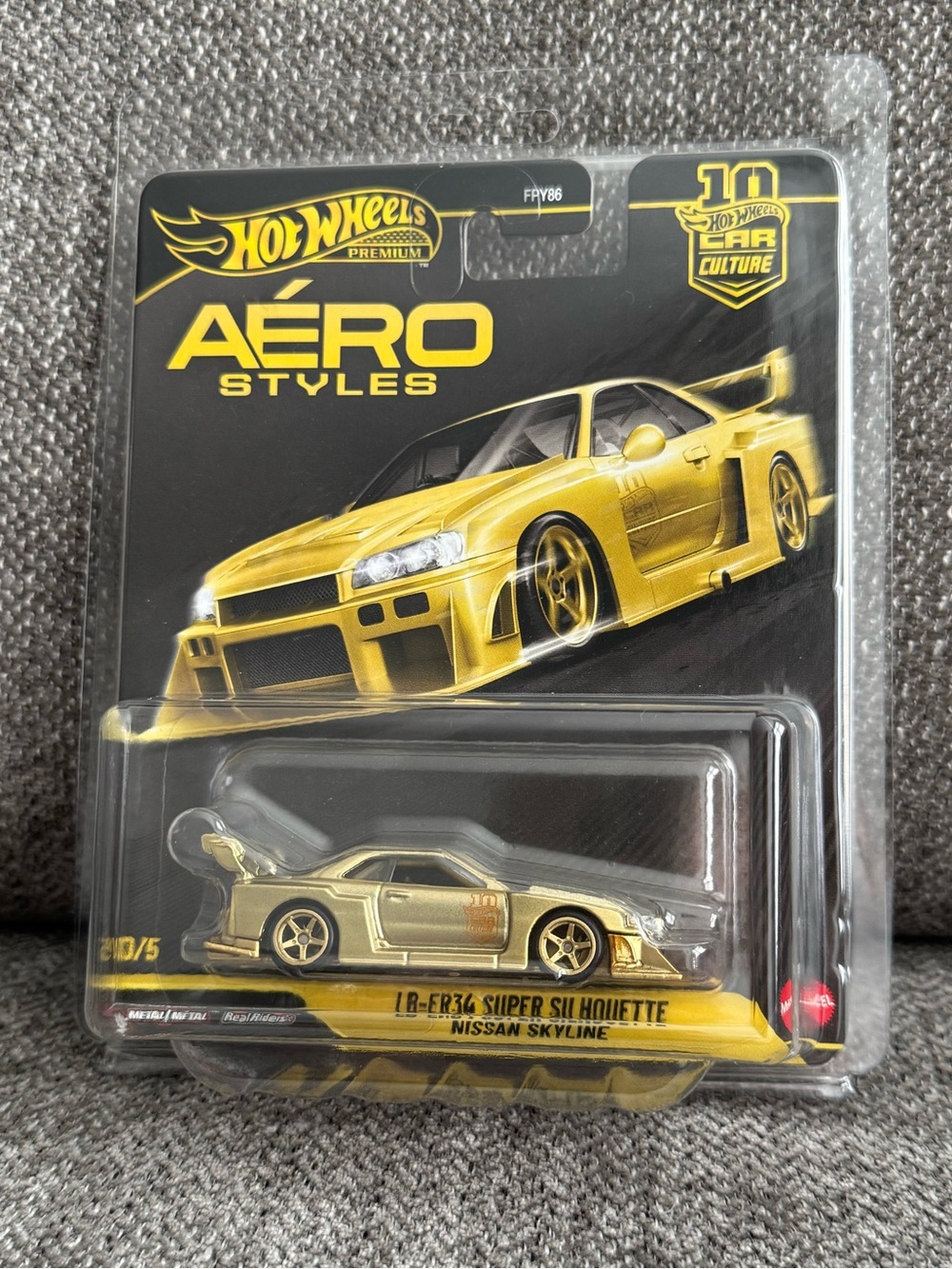 Hot Wheels Premium Chase Aero Styles
LB-ER34 Super Silhouette
Nissan Skyline